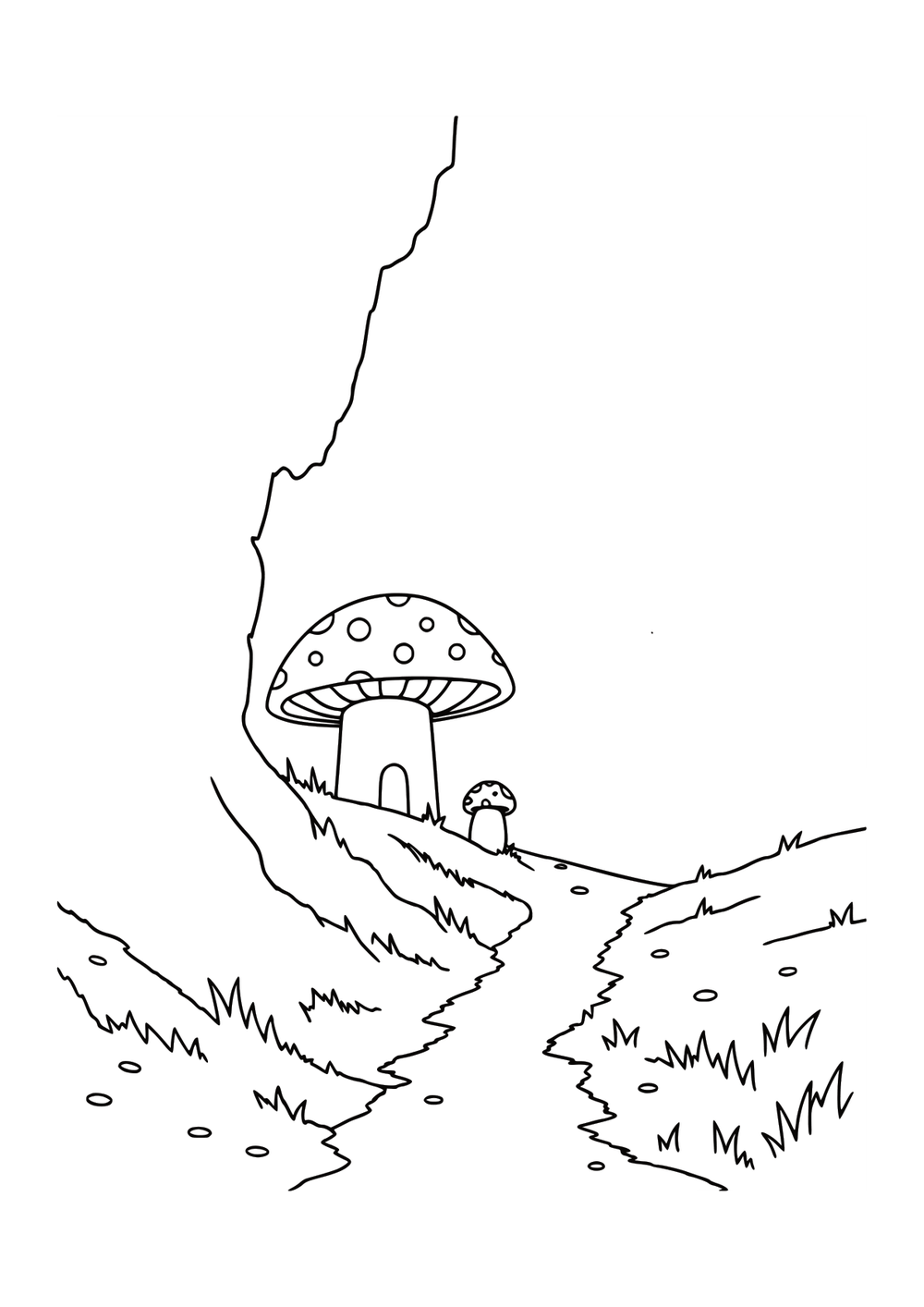Hidden Trail coloring page