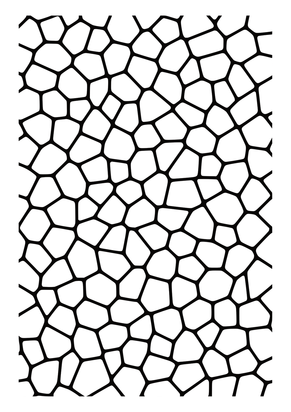 Honeycomb Flow coloring page